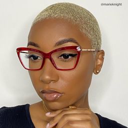 Juliet Cateye Red Glasses10