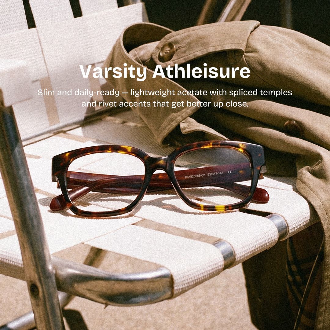 Blake Tortoise Square Glasses | Retro Campus Athleisure0