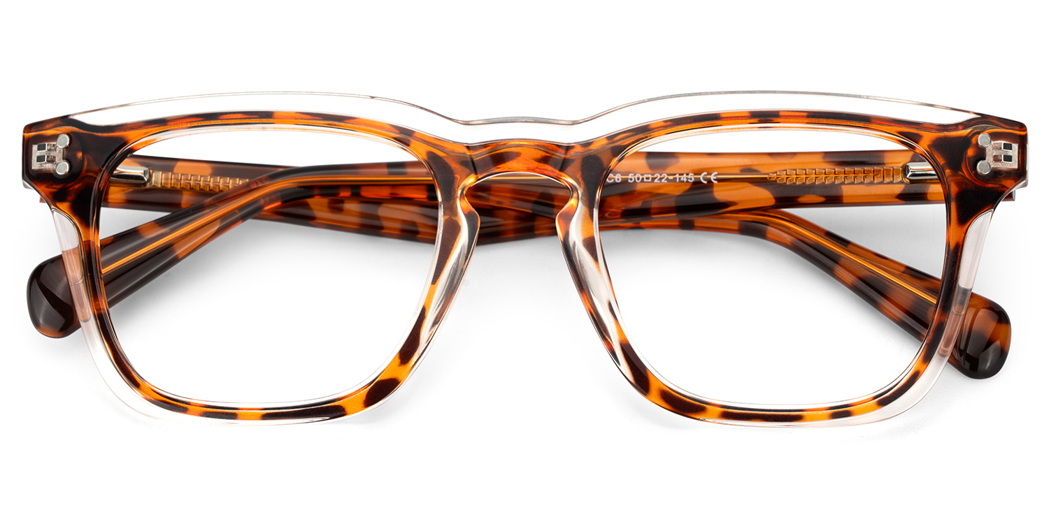 Liam Rectangle Tortoise Glasses2