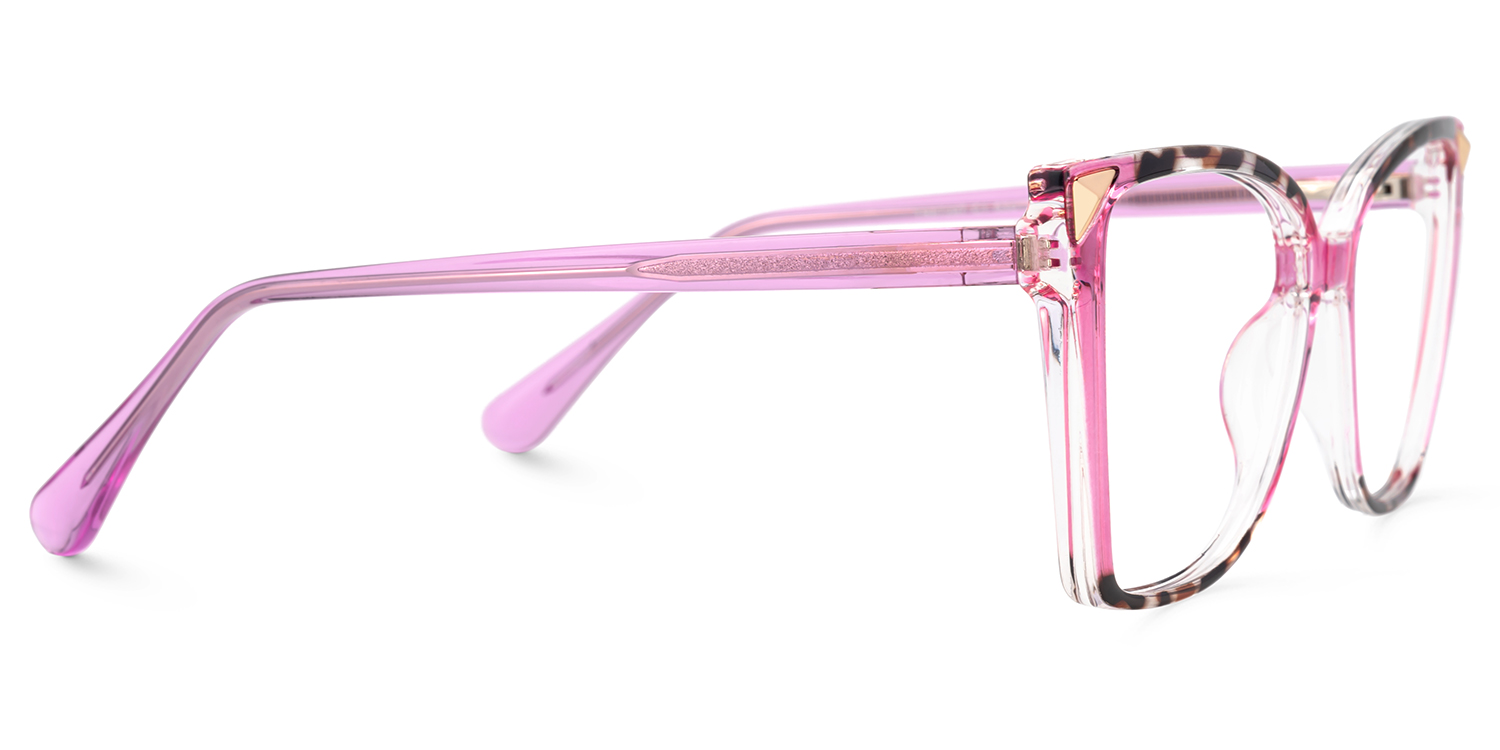 Women's Pink Glasses Frames With Butterfly Shape3