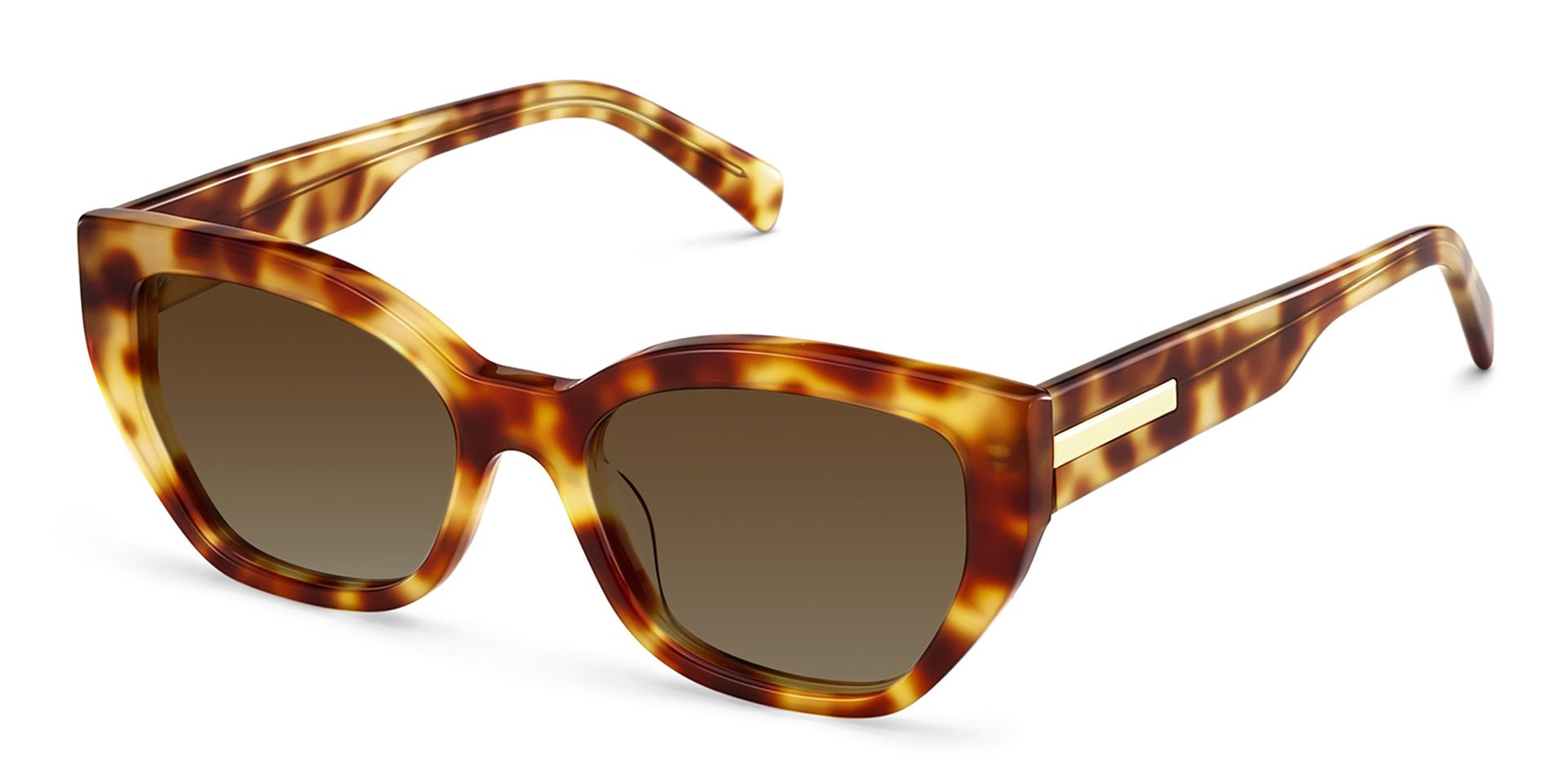 Zia tortoise Frame Polarized Sunglasses with cat-eye Style Online | ZEELOOL UK2