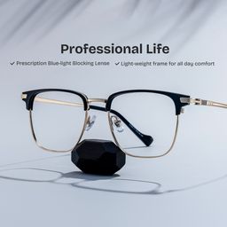 Owen Browline Black Gold Glasses0