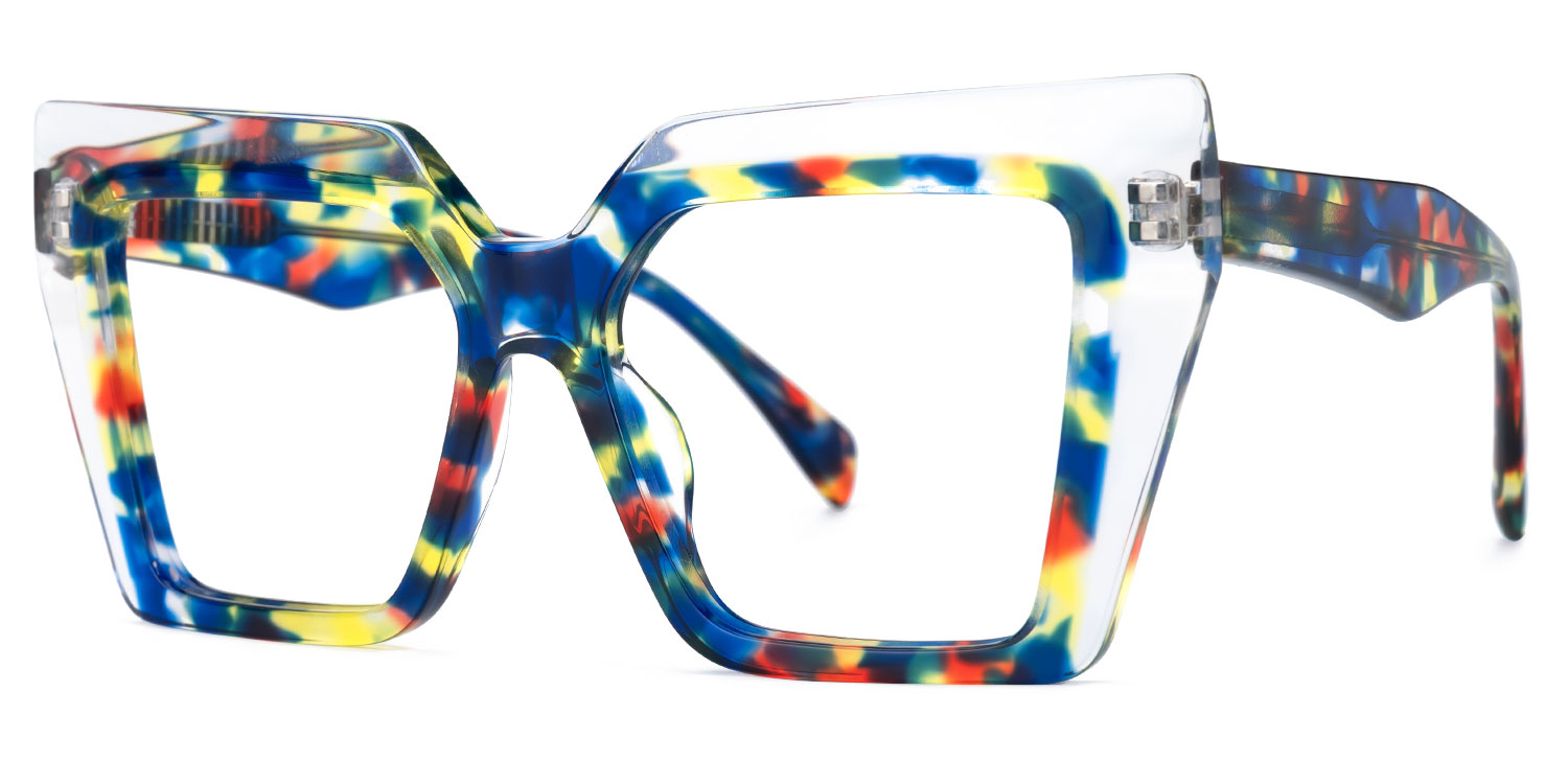 Kaliyana Square Blue-Tortoise Glasses1