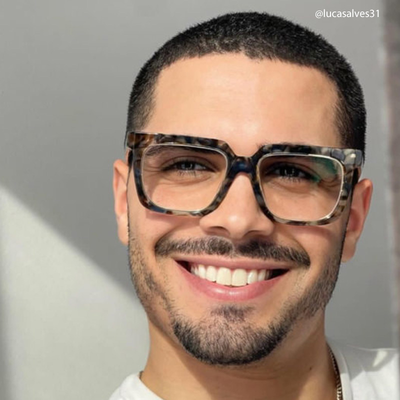 Pitts Square Blue-Floral Glasses | ZEELOOL UK5