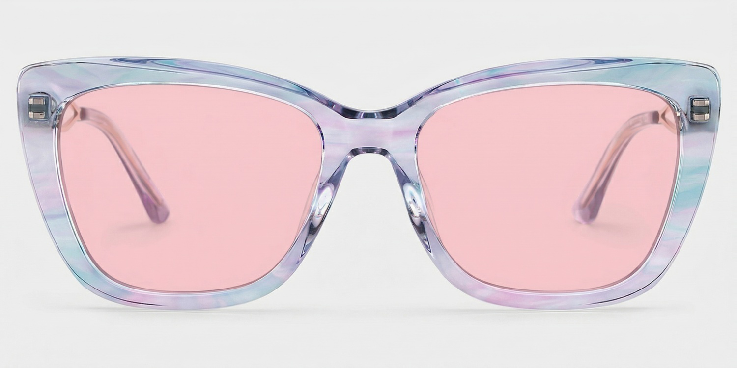 Remi Butterfly Purple Full Rim Sunglasses | ZEELOOL UK0