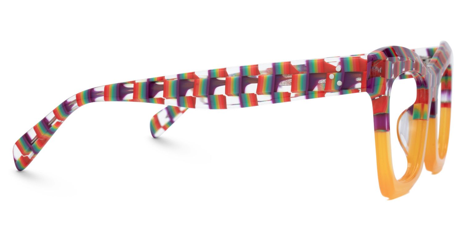 New Arriva Striped and Orange Glasses for Benitez Frame | ZEELOOL UK2