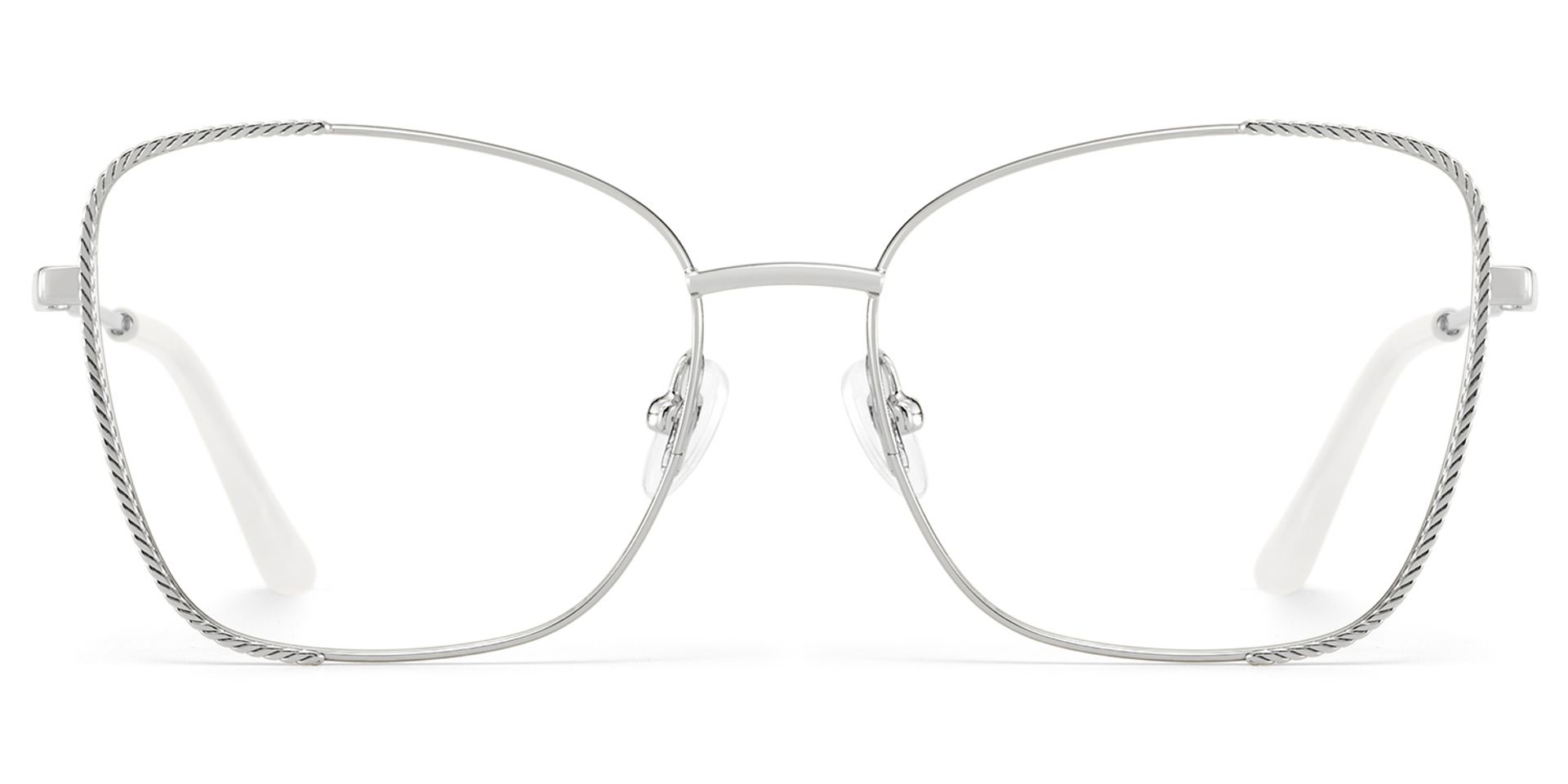 Kai Eyeglasses in Butterfly Silver Frame | ZEELOOL UK0