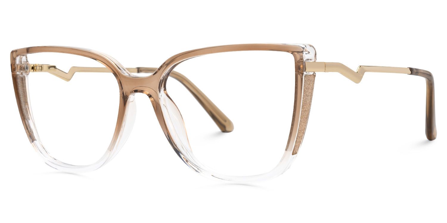 Spring hinges Celisa Eyeglasses, Celisa Two-Tone Glasses -Zeelool1