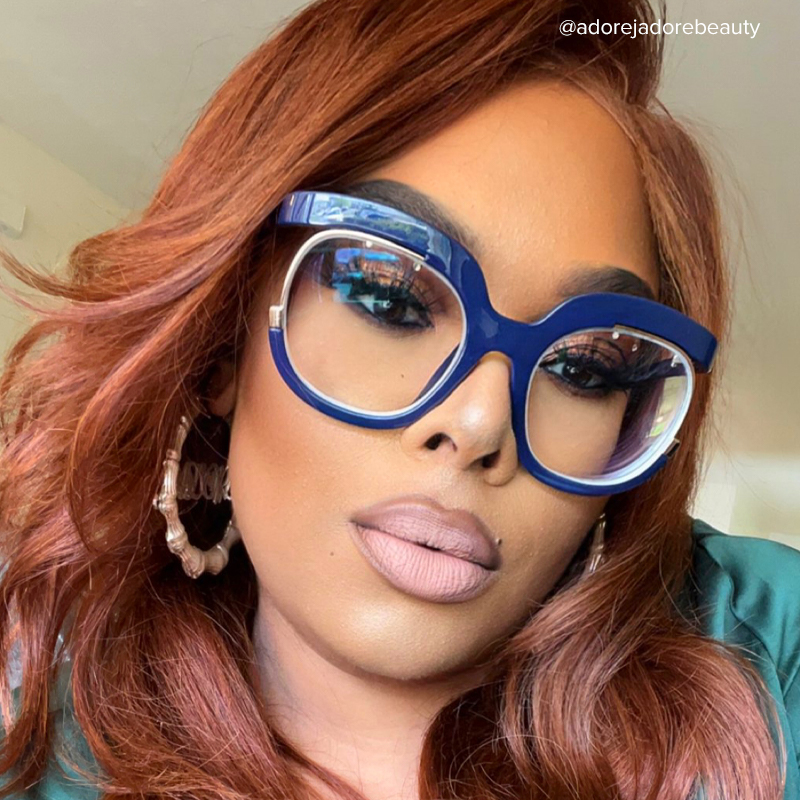 Darice Round Dark-Blue Glasses8