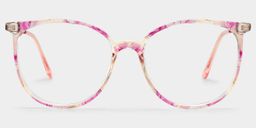 Chanty Pink Round Glasses1