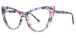 Chelsy Cateye Floral Glasses1