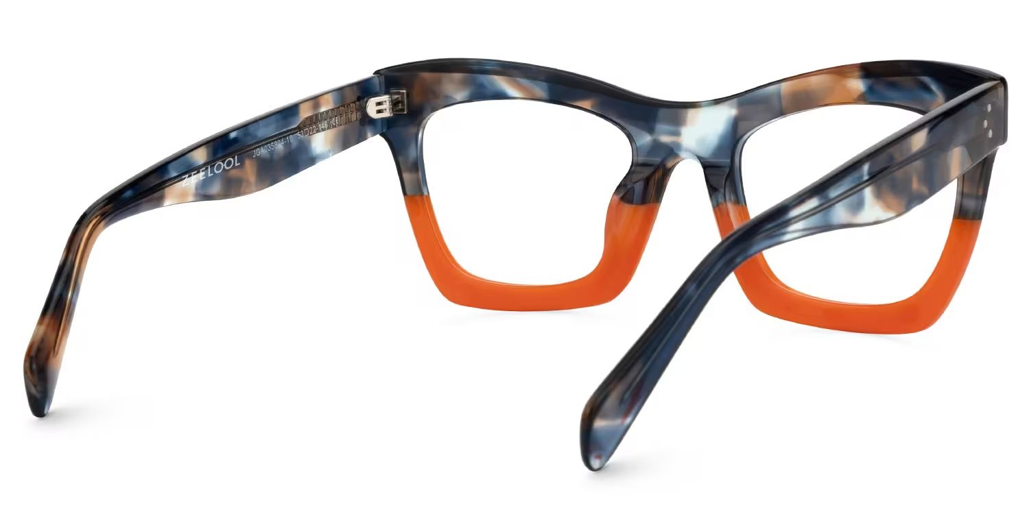 New Arrival Orange Color for Benitez Frame Glasses | ZEELOOL UK3