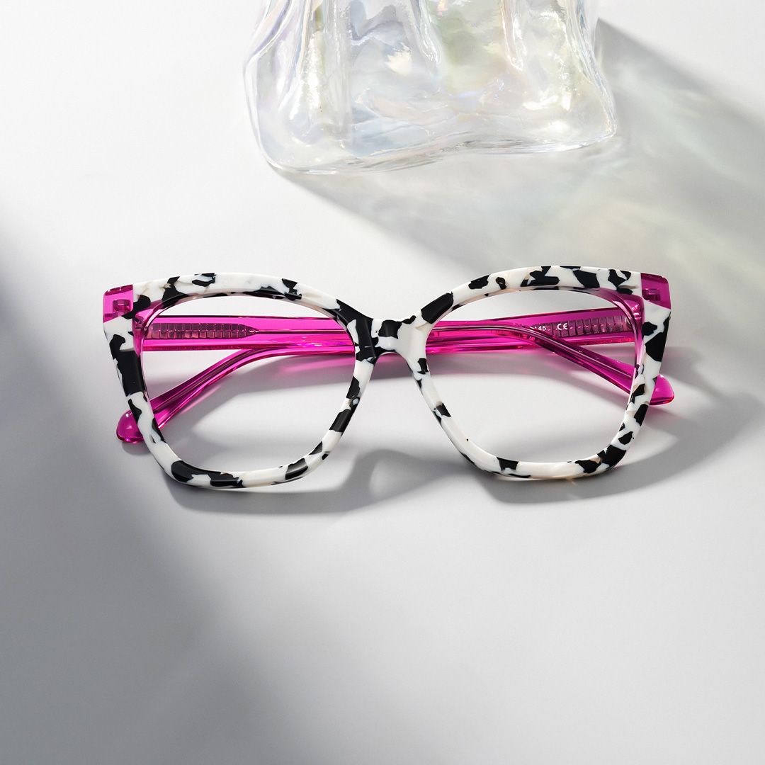 Kira Cow Frame Glasses with Butterfly Frame Online | ZEELOOL UK0