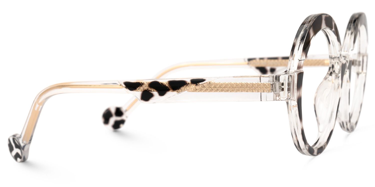 Shermier Round Two-Tone Glasses2