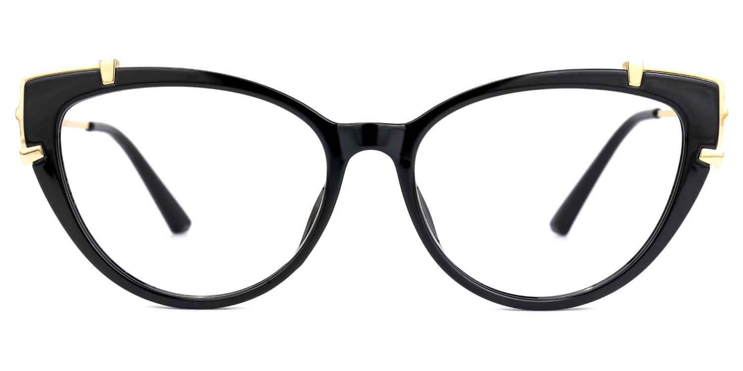 Arielle Cateye Black Glasses0