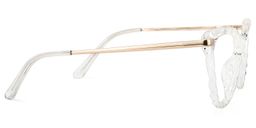 Lucas Cateye Clear Glasses3