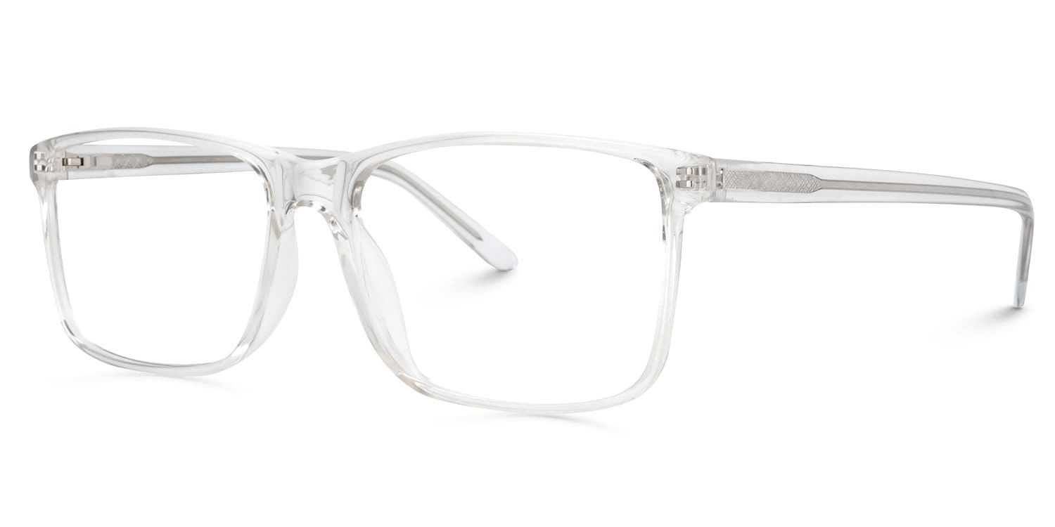 Rectangle Clear Glasses | ZEELOOL UK1