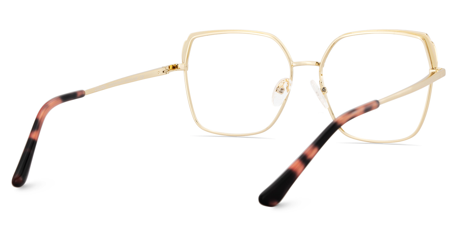 Shayla Square Black Red Glasses5