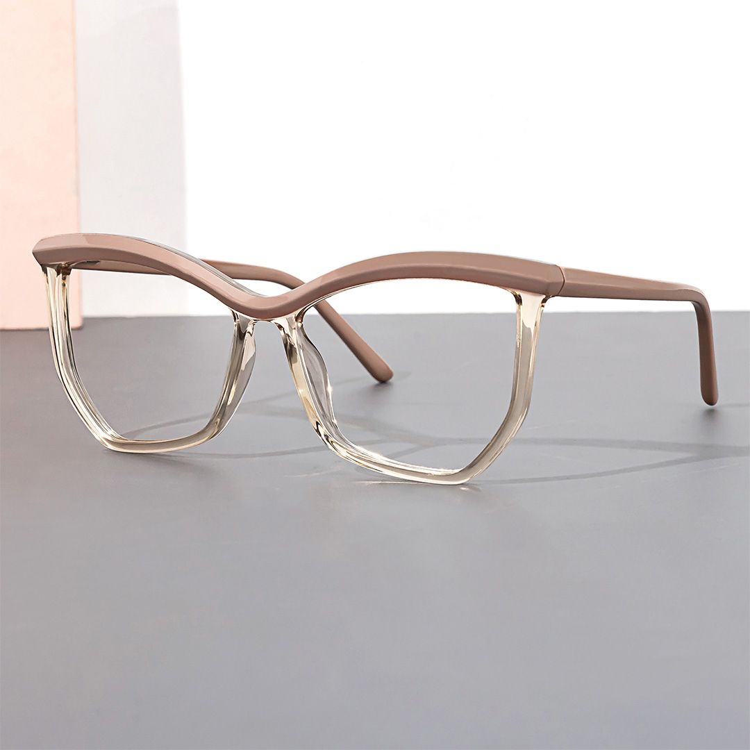 Tonka Butterfly Beige Frame Glasses | ZEELOOL UK4