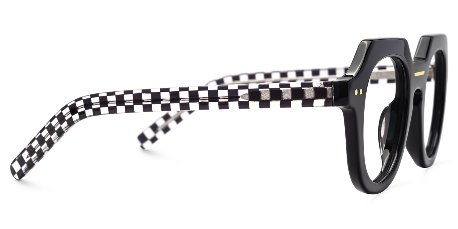 Black Geometric Eyewear - Jameica on Sale | ZEELOOL UK2
