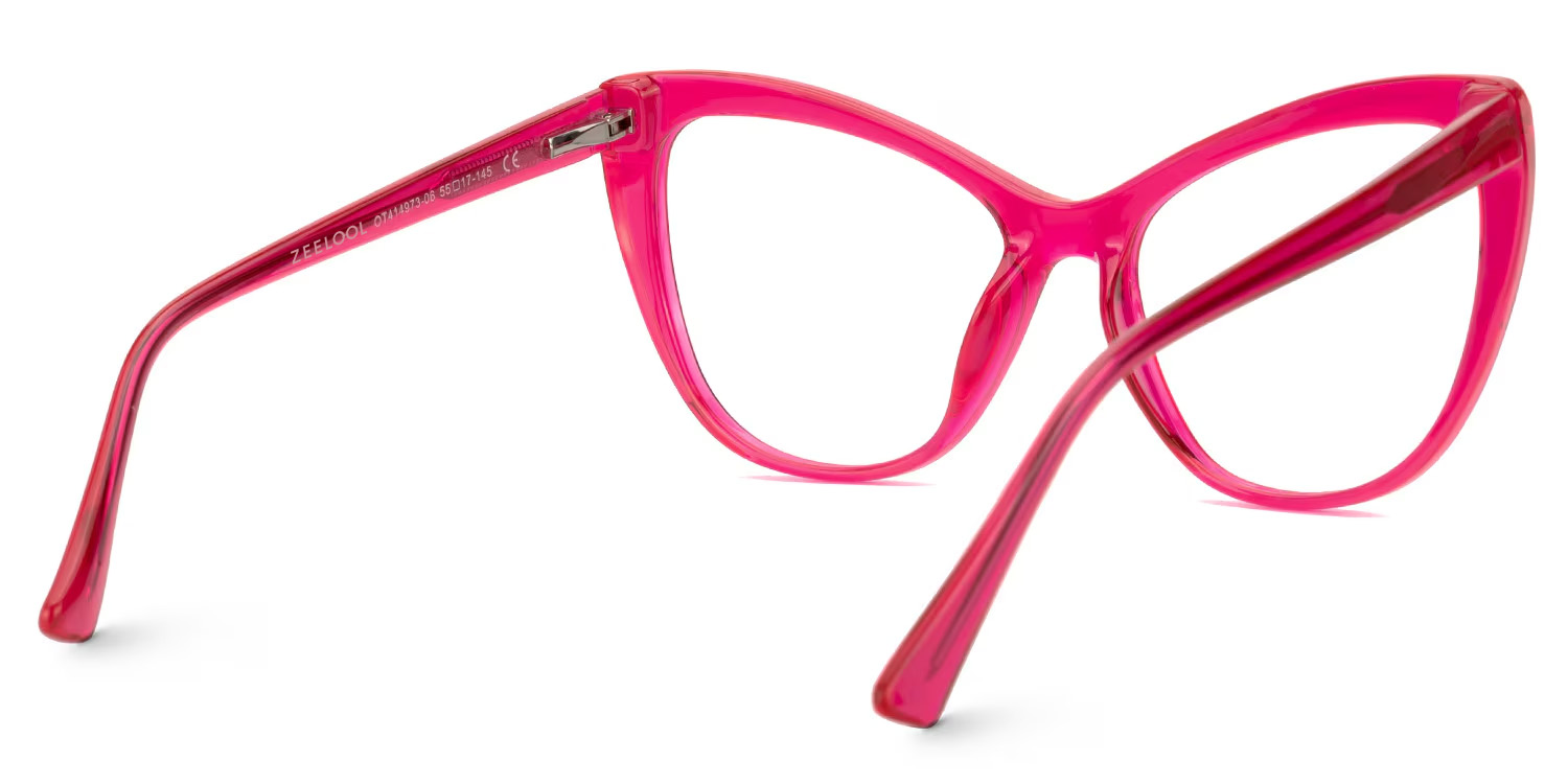 Shelby Cateye Hot Pink Eyeglasses and Glasses Frames3
