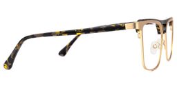 Rajni Rectangle Gold Glasses2