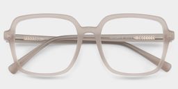 Kenneth Khaki Square Glasses1