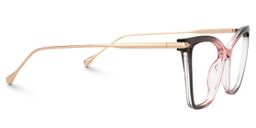 Hilary Butterfly Pink-Gray Glasses2