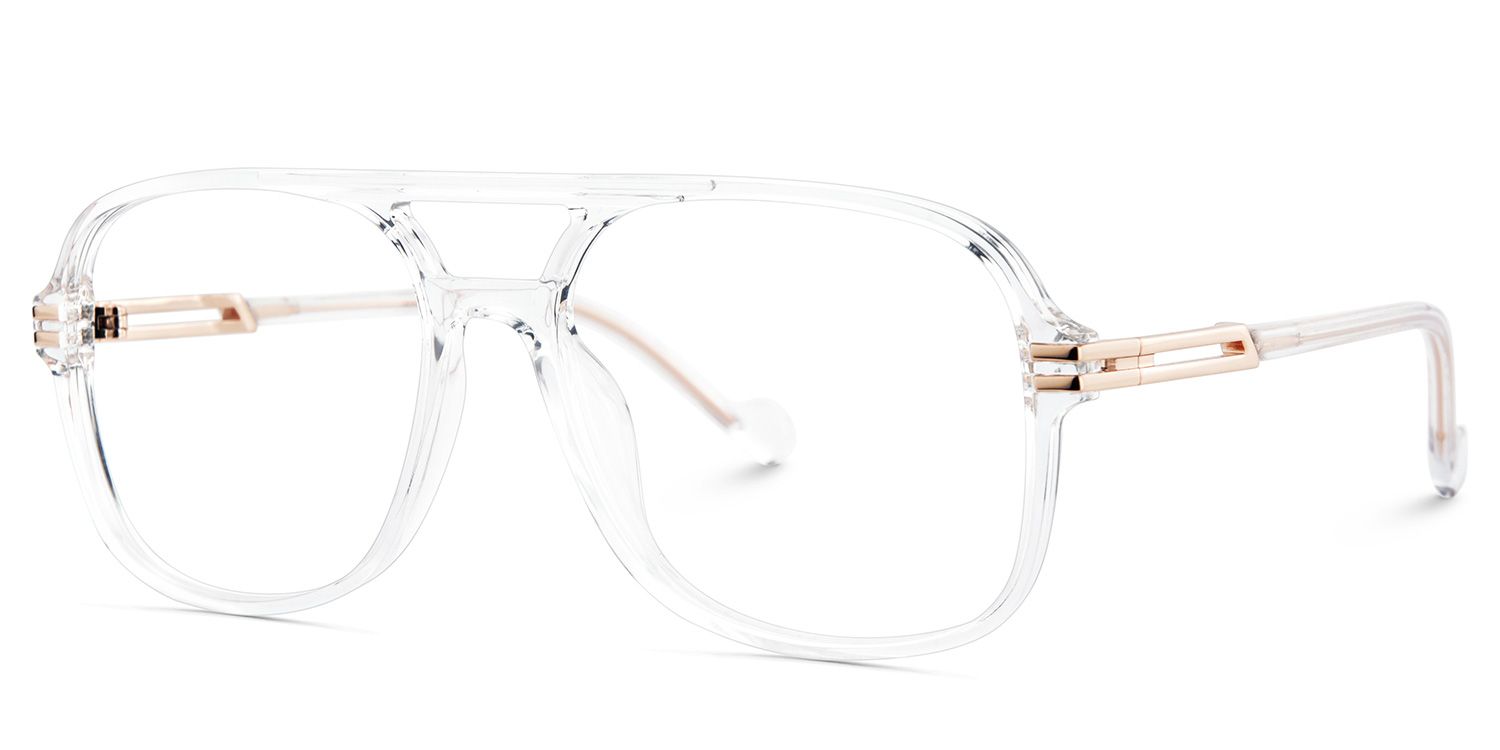 Square Nyawa Clear Glasses deals -Zeelool Glasses2