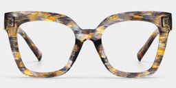 Malcolm Brown Square Glasses0