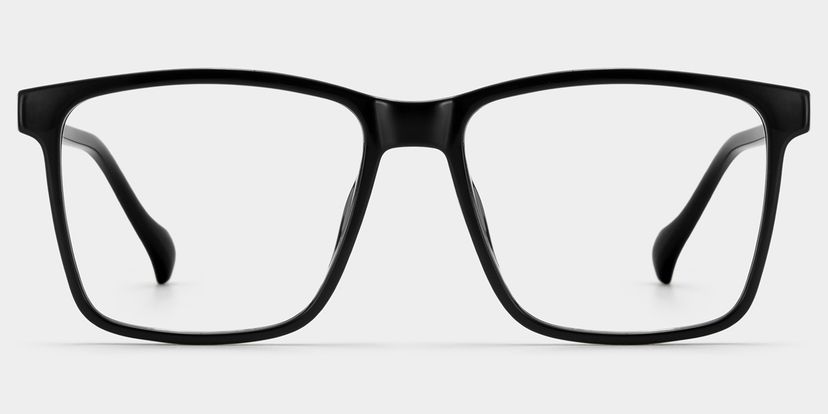 Burgos Square Black Glasses