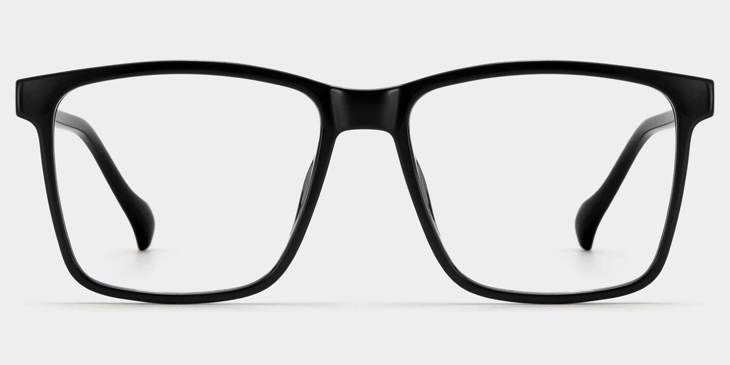 Burgos Square Black Glasses | ZEELOOL UK0