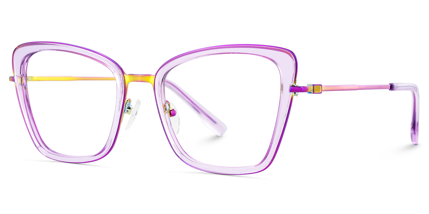 Rosalie Butterfly Purple Color Frame Glasses for Women | ZEELOOL UK3