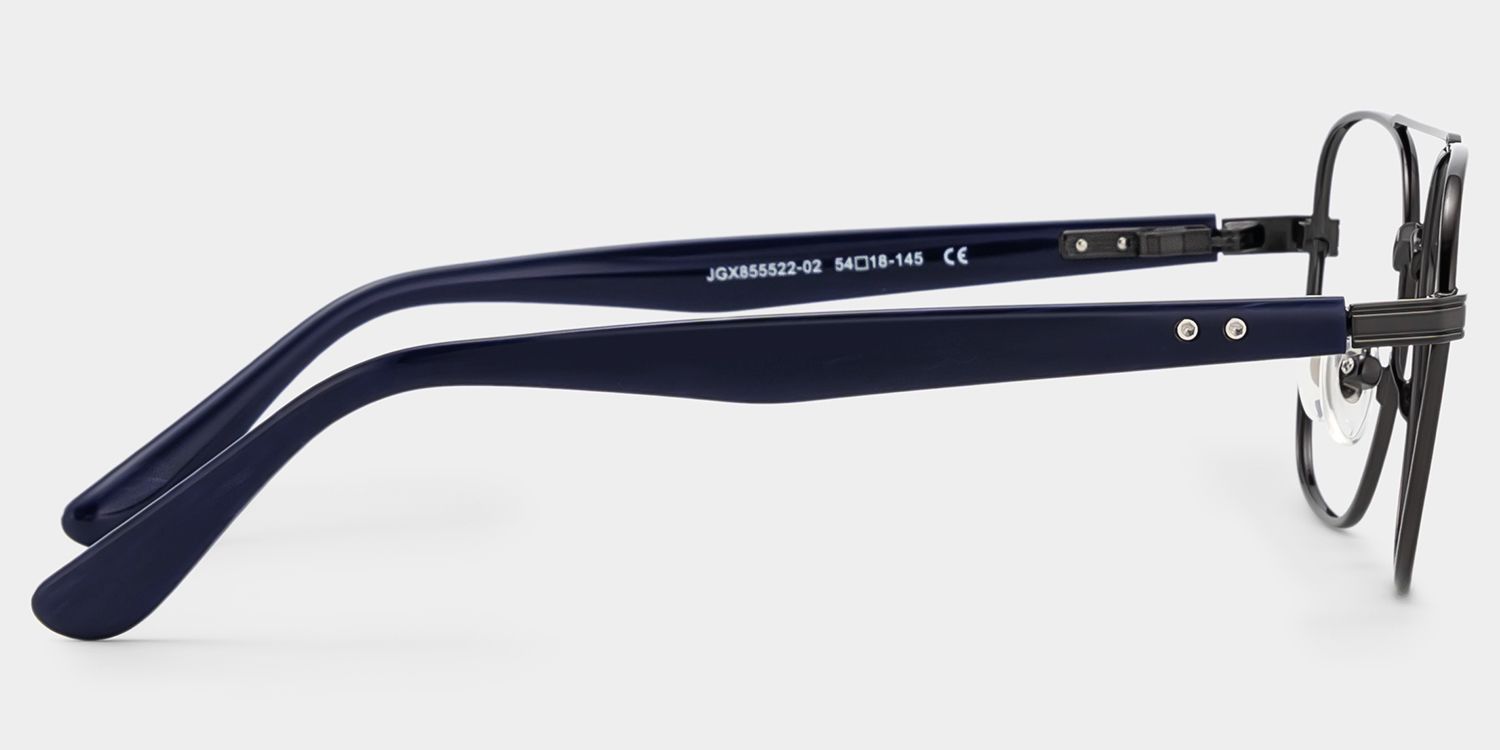 Anderson All Black Aviator Glasses for Men | ZEELOOL4