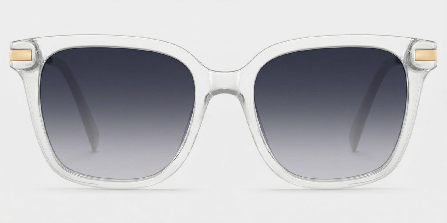 Jacqui Rectangle Clear Full Rim Sunglasses | ZEELOOL UK0