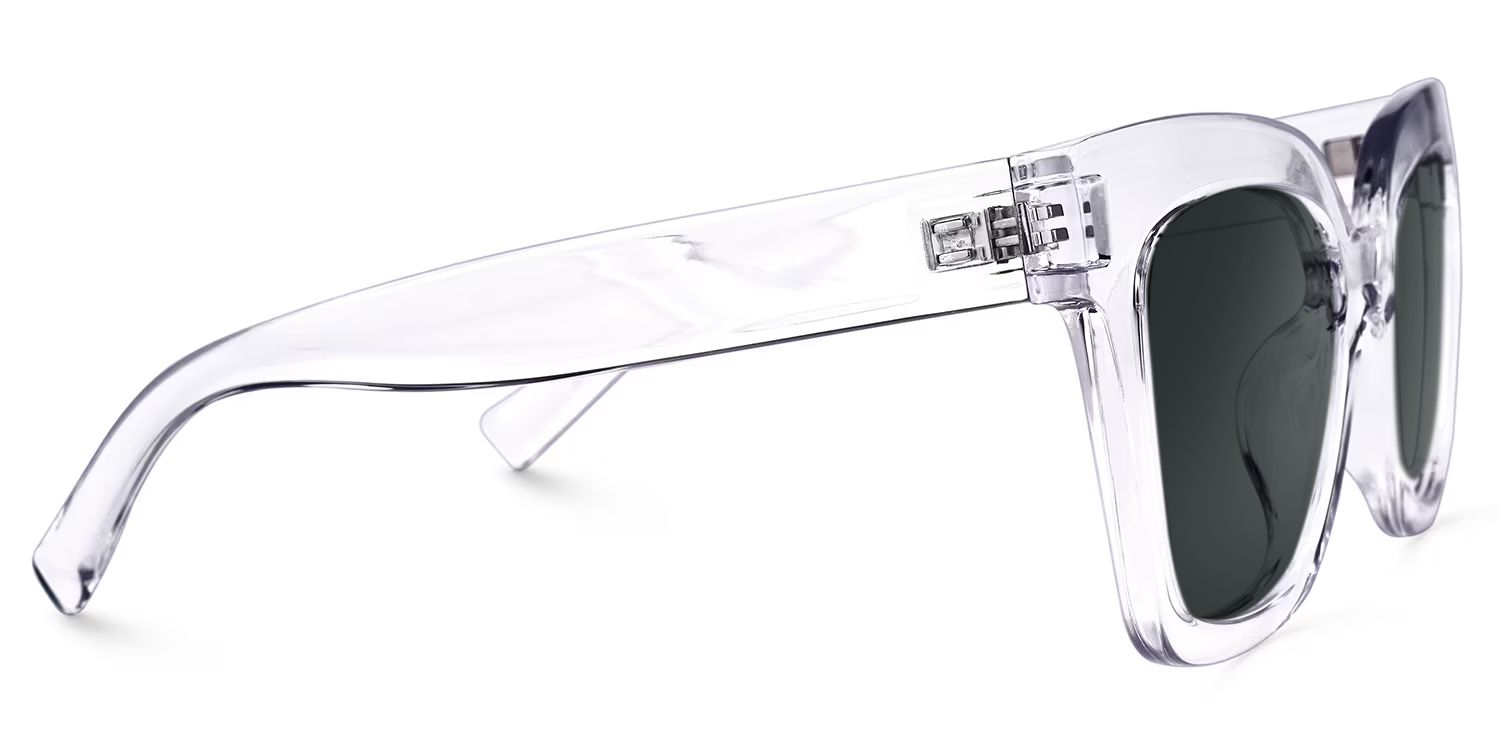 Malcolm Square Clear TR90 Frame Sunglasses | ZEELOOL UK2