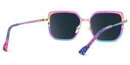 Maverick Square Multicolor Sunglasses4