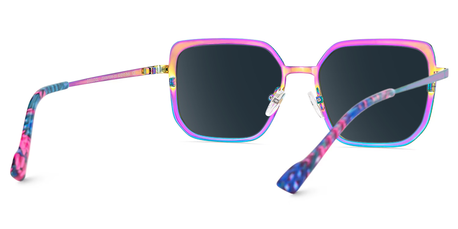 Maverick Square Multicolor Sunglasses4