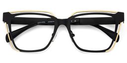 Diorney Rectangle Black Glasses2