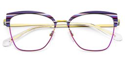 Harley Browline Purple Glasses2
