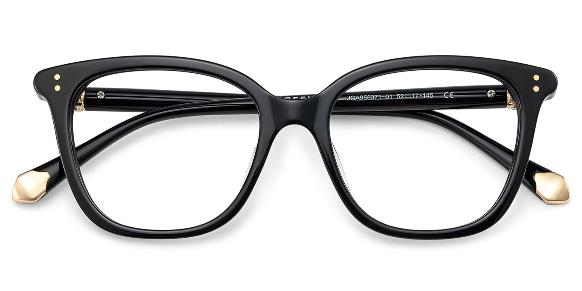 Square Black Eyeglasses- Miles Acetate Frame Glasses2