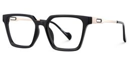 Mabel Square Black Glasses3