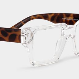 Orson Rectangle Clear Glasses5