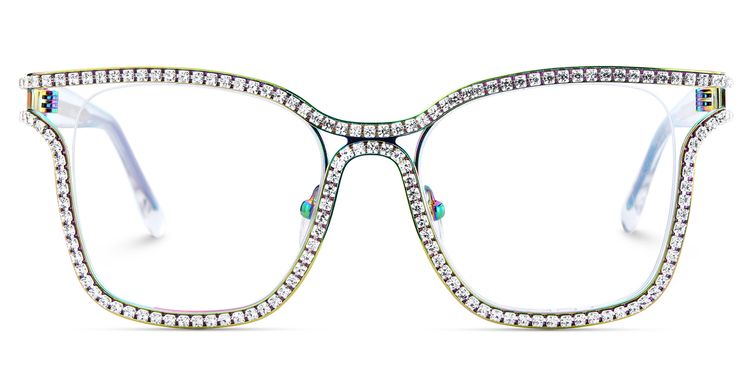 Shine Square Iridescent Glasses