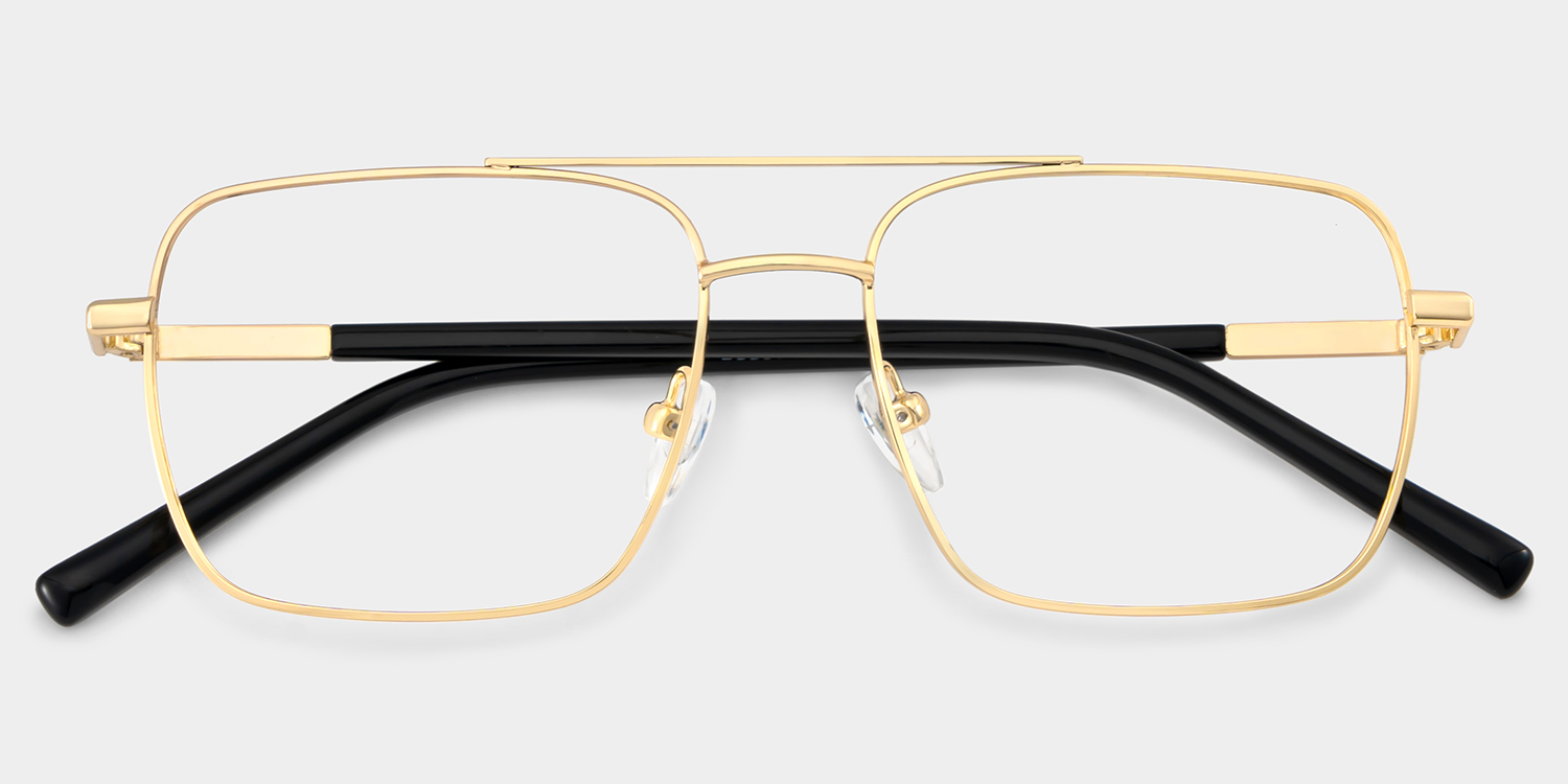 Iris Aviator Gold Glasses3