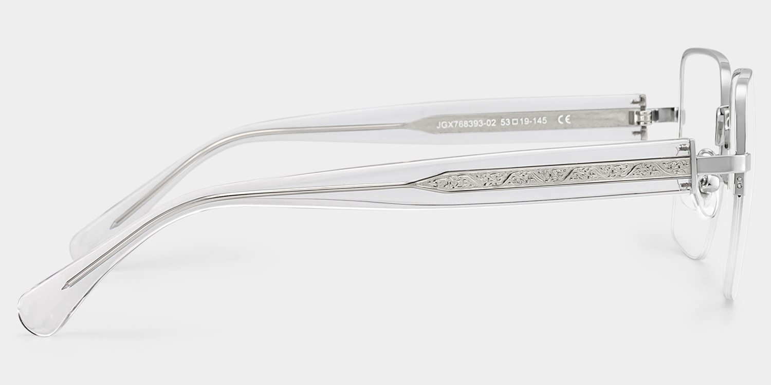 Lauren Square Silver Glasses3