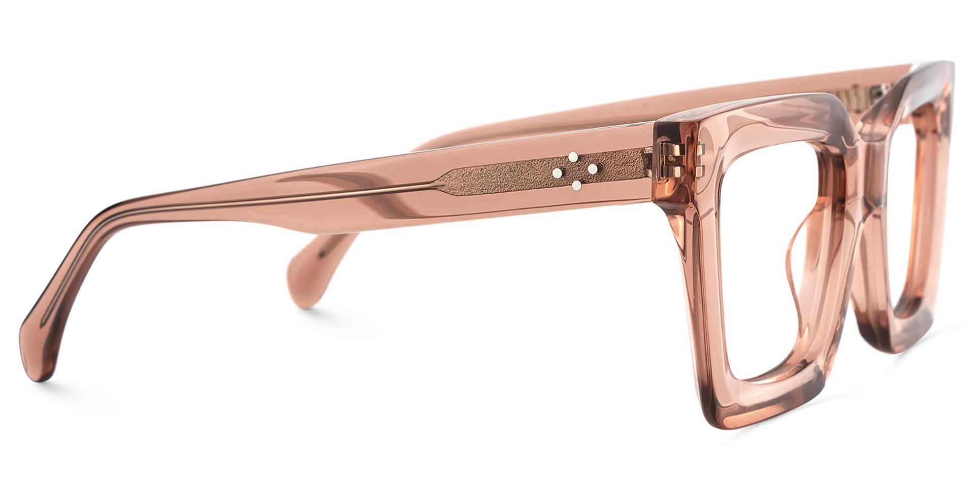 Lobo Square Beige Eyeglasses & Glasses Frames3