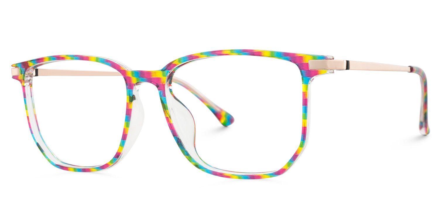 Fezell Multicolor Thin Frame Eyeglasses | ZEELOOL UK3