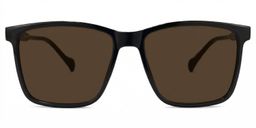 Burgos Square Black Glasses0