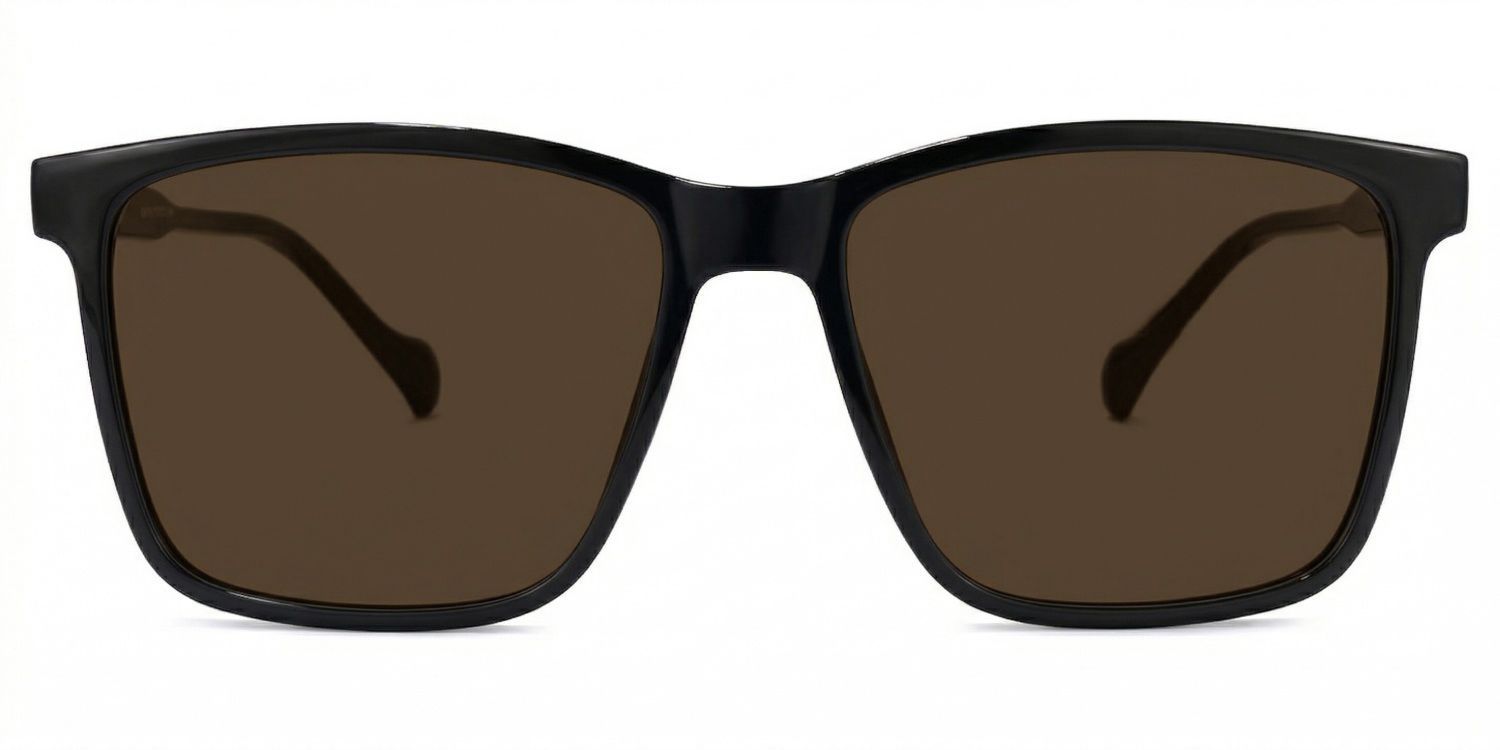Burgos Tr90 Black Square Frame Sunglasses | ZEELOOL UK0